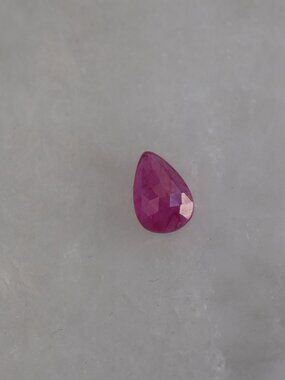 Gorgeous hot pinkish red ruby 1.20 carats